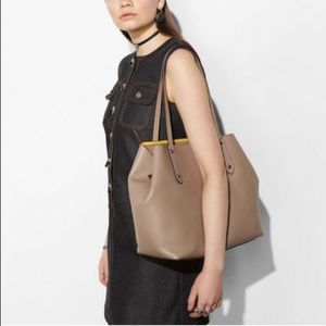 Coach Large Market Tote in polished pebble leather